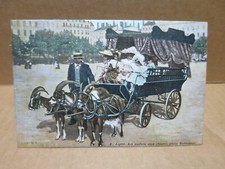 LYON (69) attelage de chevres