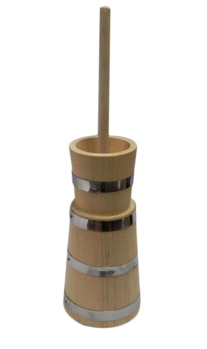 Baratte beurre bois - beurre, en