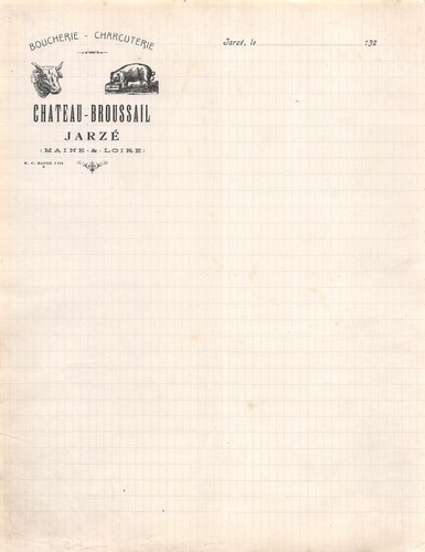 1920 boucherie charcuterie - 1920,