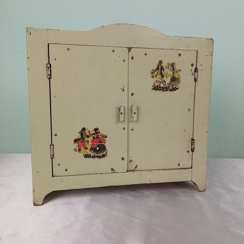 Armoire mobile bois jouet - en,
