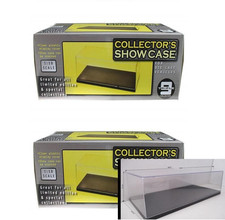 Lot 2 BOITE 1/18 VITRINE/SHOW CASE DISPLAY EXPOSITION NEUF