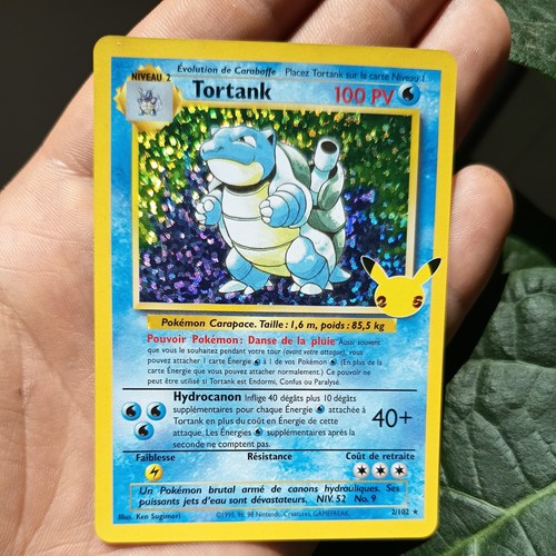 Carte pokémon tortank 102 - carte,