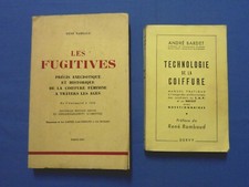 2 LIVRES SUR LA COIFFURE BARDET TECHNOLOGIE RAMBAUD HISTOIRE COIFFURE FÉMININE