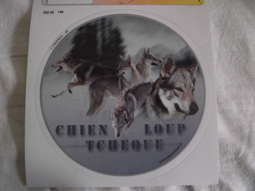 Autocollant motif chien - autocollant,
