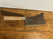 VINTAGE ANCIEN OUTIL DE METIER HACHE DOLOIRE ART POPULAIRE VINTAGE CHARPENTIER