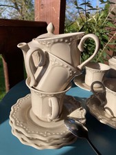 Service à café en faïence