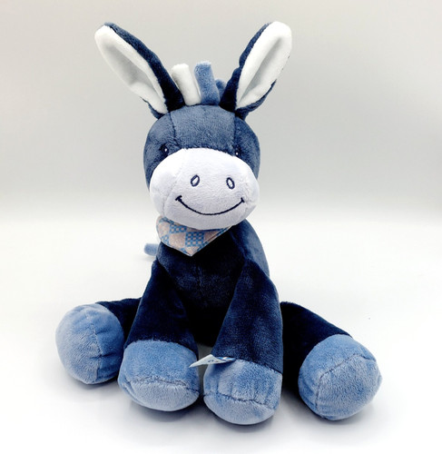 Peluche alex âne bleu - l’âne,
