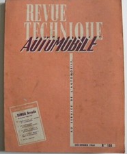 revue technique automobile RTA Simca Aronde évolution 1960 - 1962 n°188