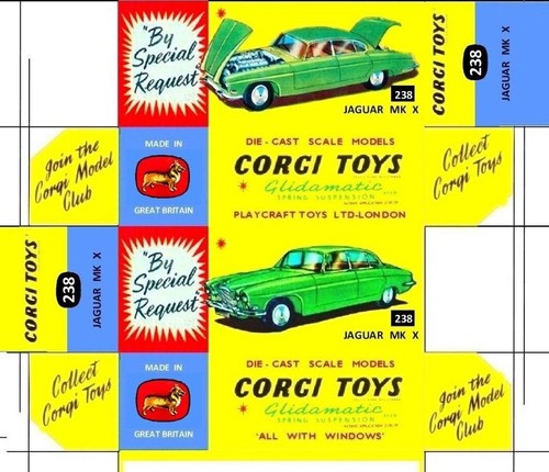Corgi jaguar no - 10, 238