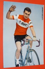 CARTE CYCLISME 1967-1968 EQUIPE BIC LUCIEN AIMAR TOUR DE FRANCE