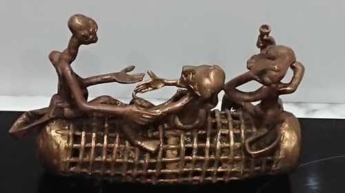 Sculpture africaine bronze - africaine,