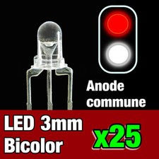 731/25# 25pcs LED bi-color