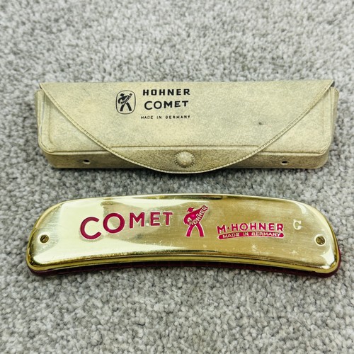Antique hohner comet gold - hohner,