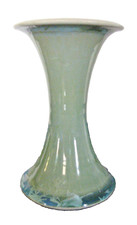 Vase diabolo céramique cristallisée de l'Atelier du Bol Doré par Bernard Guipouy