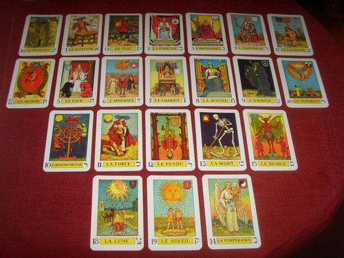 Ancien jeu tarot complet - ancien, de