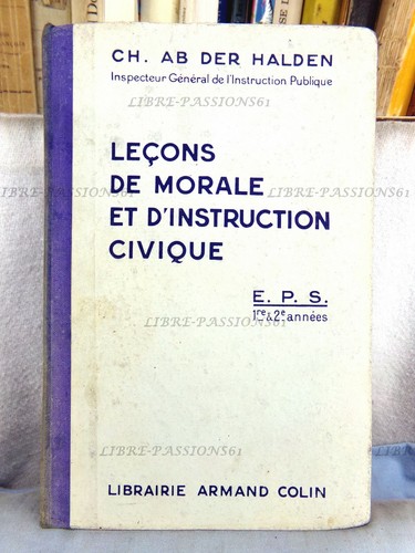 Leçons morale et - de,
