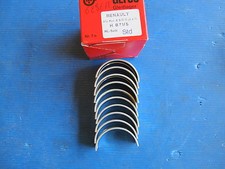 Coussinets de palier de vilebrequin Glyco pour Renault R5, R10, R12, R15,