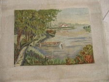 tapisserie brodée à terminer