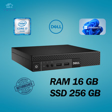 PC DE BUREAU 9020 MINI INTEL I7 RAM 16 Go SSD 256 Go WIN 11 PRO RECONDITIONNÉ