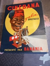 PROJECTEUR CINEBANA AVEC 4 BANDES FILMS GLOUCK EN PLONGEE