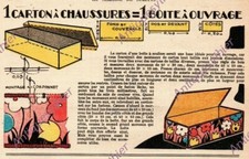 CARTON A CHAUSSURE BOITE A