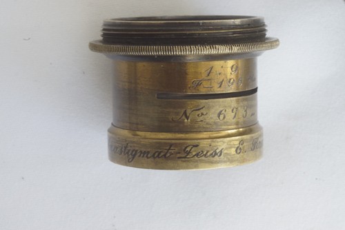 Objectif anastigmat zeiss and - anastigmat,