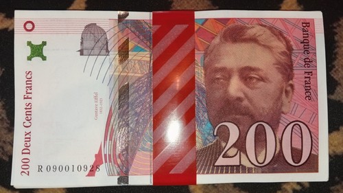 Billets 200 francs gustave - billets,
