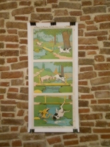 Panneau scolaire les fables - -,
