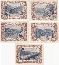Autriche - lot 5 x 30 heller -