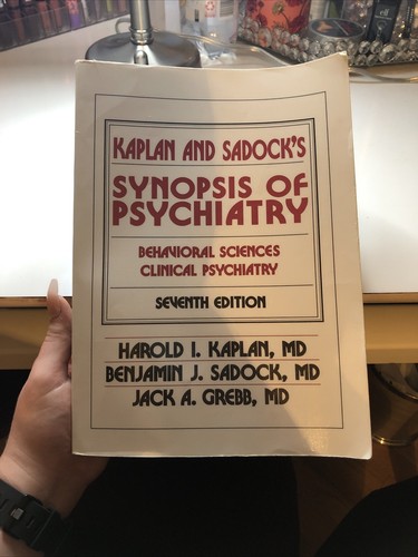 Kaplan and sadock - sadock's, synopsis