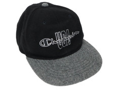 Champion Casquette Homme Taille Unique Noir/Gris Logo Plastique Snap Fermeture