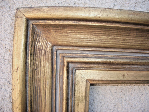Large cadre ancien bois - cadre, en