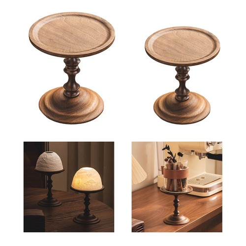 Bougeoir bois massif rond - bois,