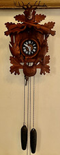 Coucou mécanique traditionnel 8 jours - Allemagne Forêt Noire bois et plastique