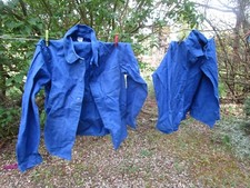 2 vestes bleu de travail en