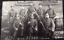 N° 790/380 Carte Photo MILITAIRES ALLEMANDS CASQUE  POSTKARTE SOLDIIERS WW1