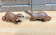 PLAYMOBIL Animaux 2 Fouine Castor Loutre Martre Sauvagine Blaireau 02