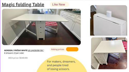 Ikea norden white gateleg - ikea,