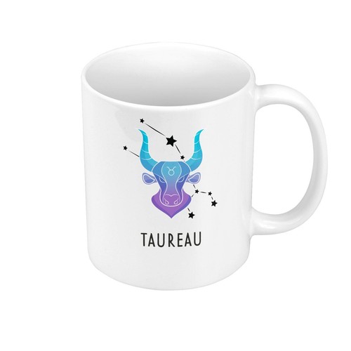 Tasse céramique mug taureau - tasse,