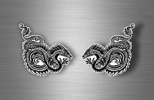 2x autocollant sticker voiture