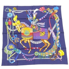 HERMES Carre 90 Silk 100 Scarf