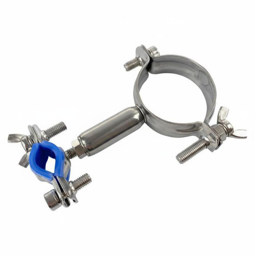 Support poêle bois inox - bois,
