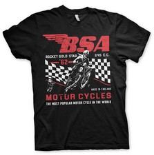 BSA Rocket Gold Star Motorcycles Motorbike Autorisé T-shirt Hommes