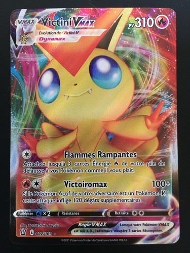 Carte pokémon victini vmax - carte,