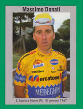 CYCLISME carte cycliste MASSIMO DONATI équipe MERCATONE UNO  Signée