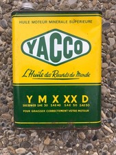 bidon d'huile ancien yacco