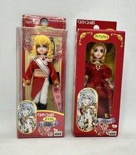 2 figurines LADY OSCAR LA ROSE