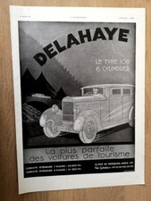 DELAHAYE automobile Type 108 +