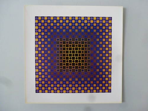 Victor vasarely alom - vasarely, estampe