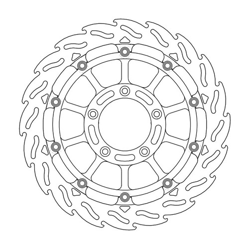 Disque frein série flame - disque,